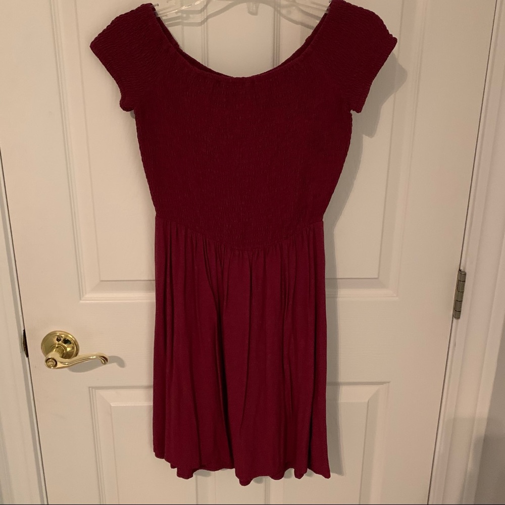 Off the shoulder dress